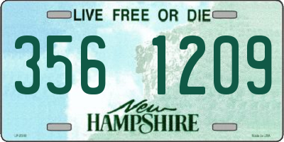 NH license plate 3561209