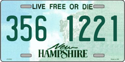 NH license plate 3561221