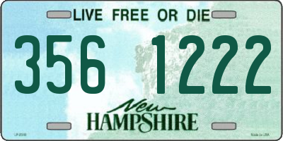 NH license plate 3561222