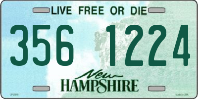 NH license plate 3561224