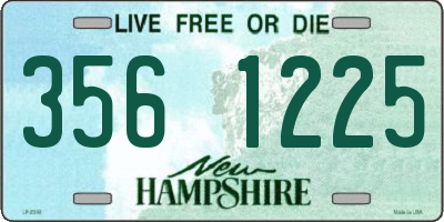NH license plate 3561225