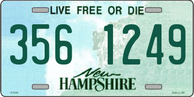 NH license plate 3561249