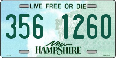 NH license plate 3561260