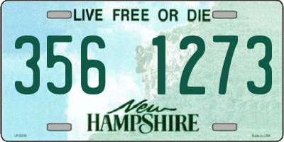 NH license plate 3561273