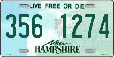 NH license plate 3561274