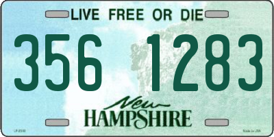 NH license plate 3561283