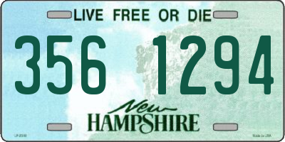 NH license plate 3561294