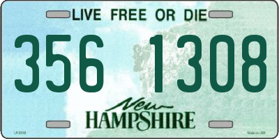 NH license plate 3561308
