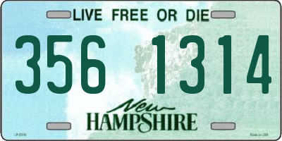 NH license plate 3561314
