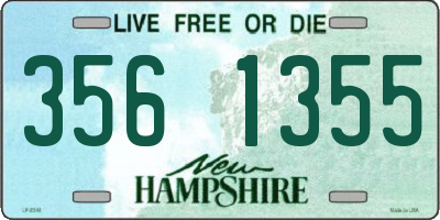 NH license plate 3561355
