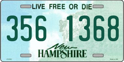 NH license plate 3561368