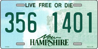 NH license plate 3561401