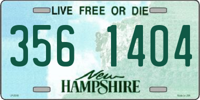 NH license plate 3561404