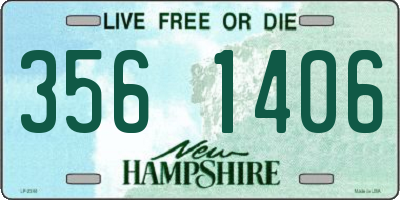 NH license plate 3561406
