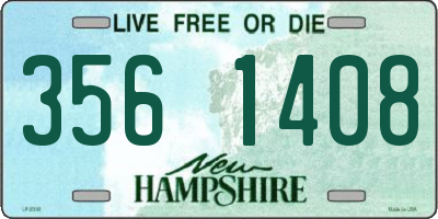 NH license plate 3561408
