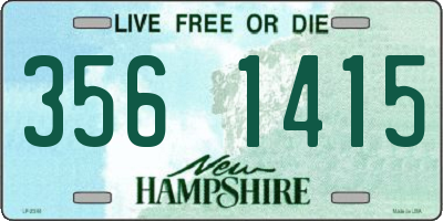 NH license plate 3561415