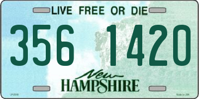 NH license plate 3561420