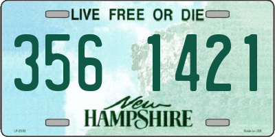 NH license plate 3561421