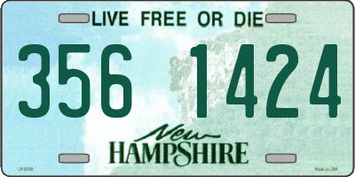 NH license plate 3561424