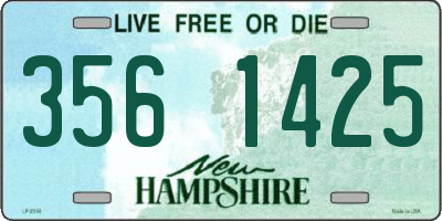 NH license plate 3561425