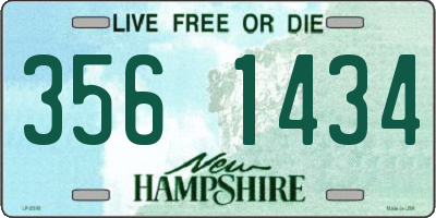 NH license plate 3561434
