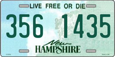 NH license plate 3561435
