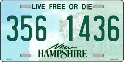 NH license plate 3561436