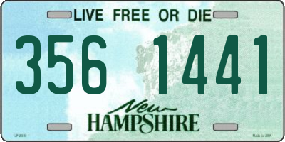 NH license plate 3561441