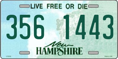 NH license plate 3561443