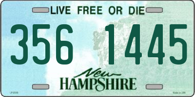 NH license plate 3561445