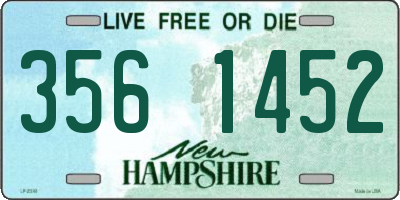 NH license plate 3561452