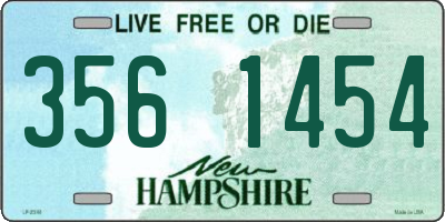 NH license plate 3561454