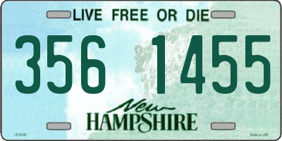 NH license plate 3561455
