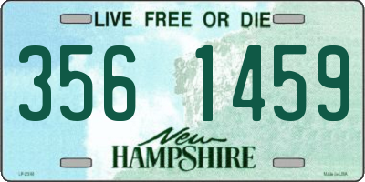 NH license plate 3561459