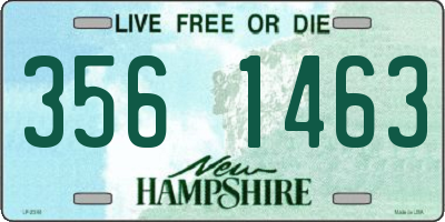 NH license plate 3561463