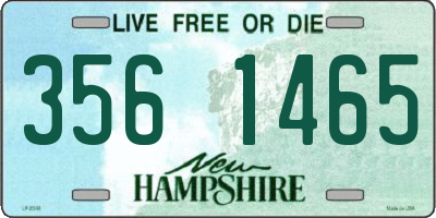 NH license plate 3561465