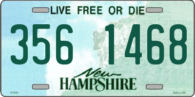 NH license plate 3561468