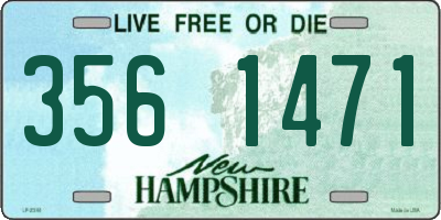 NH license plate 3561471