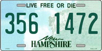 NH license plate 3561472