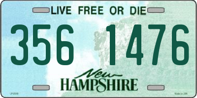 NH license plate 3561476