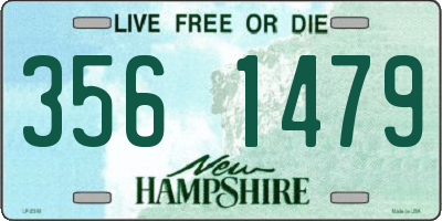 NH license plate 3561479