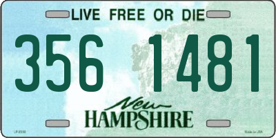 NH license plate 3561481