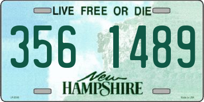 NH license plate 3561489