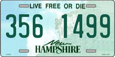 NH license plate 3561499