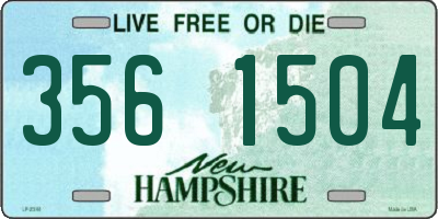 NH license plate 3561504