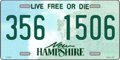 NH license plate 3561506