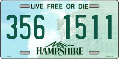 NH license plate 3561511