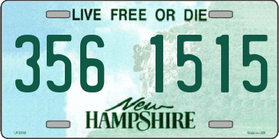 NH license plate 3561515