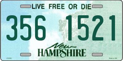 NH license plate 3561521