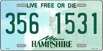 NH license plate 3561531